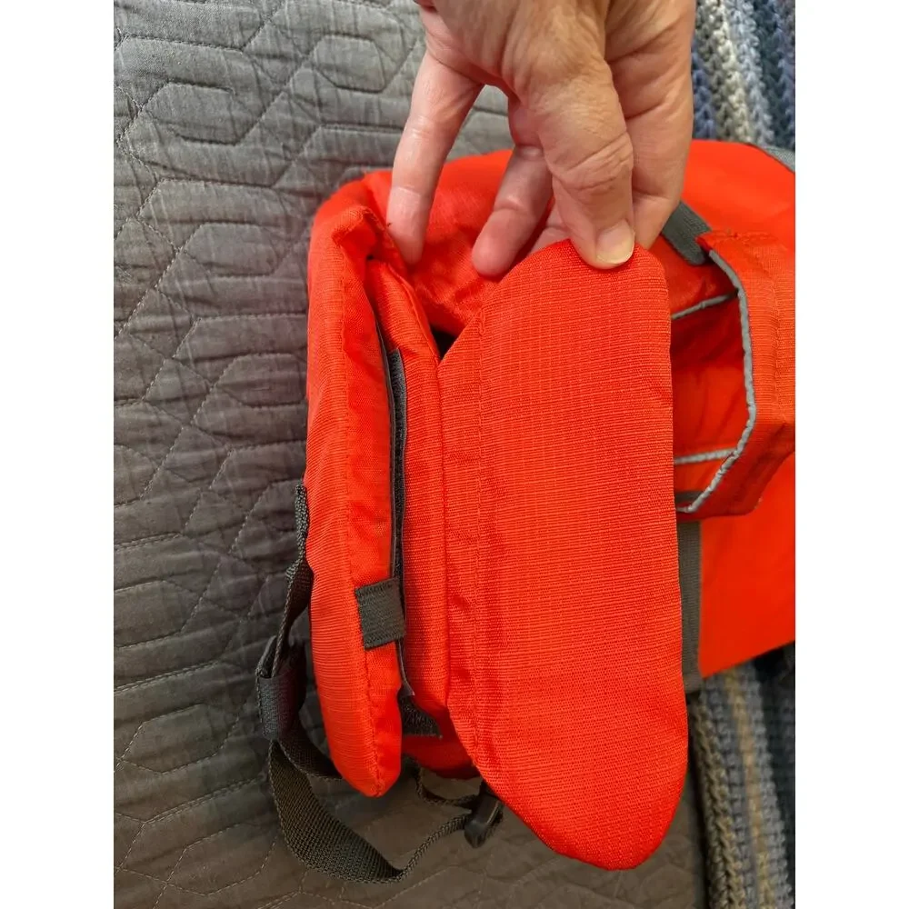 Outward Hound Granby Splash Orange Dog Life Jacket Sz Medium